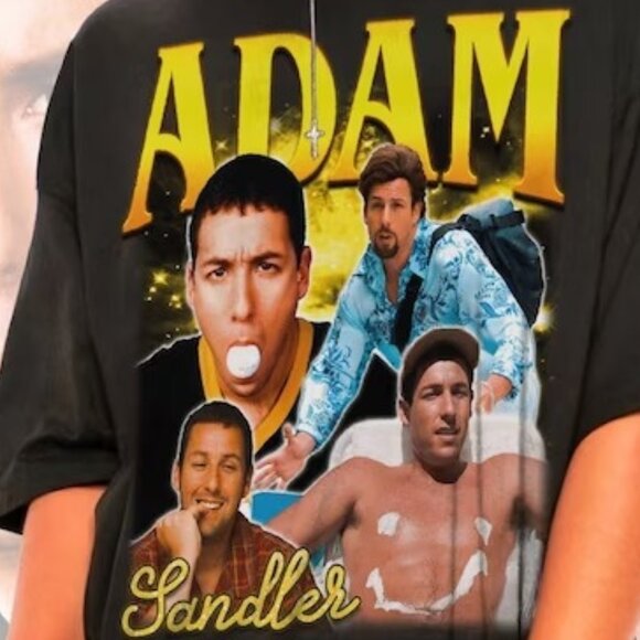 Retro Adam Sandler T-Shirt Comedy Movie Icon Graphic Tee 79 - Picture 2 of 6